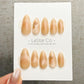 Timed Offer 4 For 3) Handmade Press On Sand Pearl Cat Eye Gel Nails