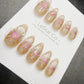 Timed Offer 4 For 3) Handmade Press On Moonlight Wishes Gel Acrylic Nails