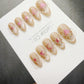 Timed Offer 4 For 3) Handmade Press On Moonlight Wishes Gel Acrylic Nails