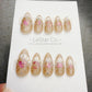 Timed Offer 4 For 3) Handmade Press On Moonlight Wishes Gel Acrylic Nails