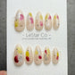 Timed Offer 4 For 3) Handmade Press On Dream Nebula Gel Acrylic Nails