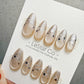 Handmade Starlit Champagne Cat Eye Press On Nails – Gel Acrylic Manicure