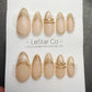 Timed Offer 4 For 3) Handmade Press On Champagne Veil Gel Acrylic Nails