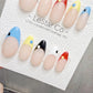 Timed Offer 4 For 3) Handmade Press On Happy Dots Gel Acrylic Nails