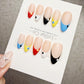 Timed Offer 4 For 3) Handmade Press On Happy Dots Gel Acrylic Nails