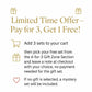 4 for 3 timed offer Scarlet Petal Muse Press On Nails, Red Flowers and Pearl Accents, White French Tips, Almond