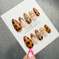 4 for 3 timed offer Amber Petal Reverie Press On Nails, Tortoiseshell and Nude Almond, 3D Flower and Gold Accents