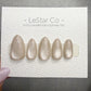4 for 3 timed offer Champagne Haze Press On Nails, Champagne Taupe Shimmer