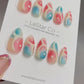 Reusable Cosmic Confetti | Premium Press on Nails Gel | Fake Nails | Cute Fun Colorful Gel Nail Artist faux nails QN442