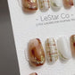 Reusable Fall In Love | Premium Press on Nails Gel | Fake Nails | Cute Fun Colorful Gel Nail Artist faux nails TS380