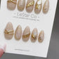 Reusable Radiant Moonstone | Premium Press on Nails Gel | Fake Nails | Cute Fun Colorful Gel Nail Artist faux nails QN421