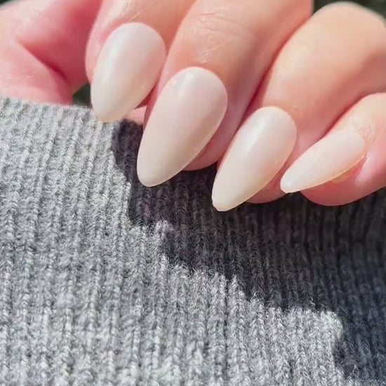 Subtle Beige | Sheer Nude Colour | Ultra Shine Long Lasting Brush on UV Gels Home Nail DIY False Tips Manicure Nail Art Supply