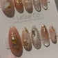 Reusable Gemstone Romance | Premium Press on Nails Gel | Fake Nails | Cute Fun Colorful Gel Nail Artist faux nails BB257