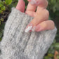 Reusable White Flower Pearl | Premium Press on Nails Gel | Fake Nails | Cute Fun Colorful Colorful Gel Nail Artist faux nails xx203