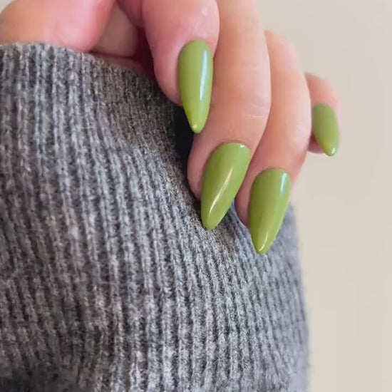 Avocado | Light Green | Ultra Shine Long Lasting Brush on UV Gels Home Nail DIY False Tips Manicure Nail Art Supply