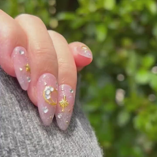 Reusable Sailor Moon Inspired Vol II | Premium Press on Nails Gel | Fake Nails | Cute Fun Colorful Colorful Gel Nail Artist faux nails 155zz
