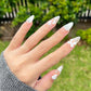 Reusable Valentine Heart Premium Press on Nails Gel Manicure | Fake Nails | Handmade | Lestarco faux nails XWZ110