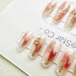 Reusable 123zz  | Premium Press on Nails Gel Manicure | Fake Nails | Handpainted by Professional Nail Artist faux nails 123zz