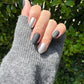 Reusable Black White Premium Short Press on Nails Gel Manicure | Fake Nails | Handmade | Lestarco faux nails XWZ128