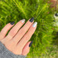 Reusable Black White Premium Short Press on Nails Gel Manicure | Fake Nails | Handmade | Lestarco faux nails XWZ128