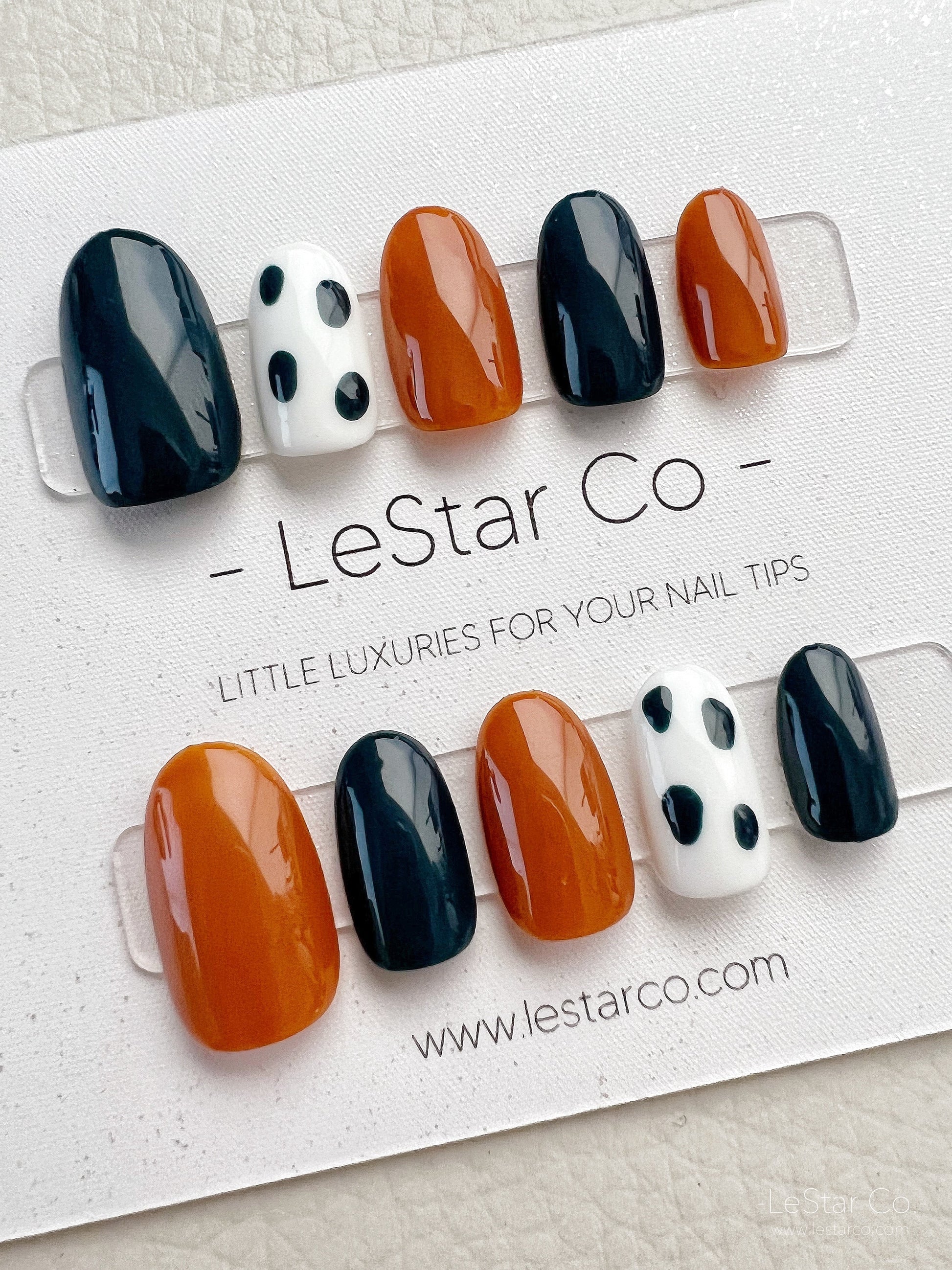 Reusable Abstract Nail Premium Press on Nails Gel Manicure | Fake Nails | Handmade | Lestarco faux nails xwz140