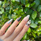 Reusable Matte Black Heart| Premium Press on Nails Gel | Fake Nails | Cute Fun Colorful Colorful Gel Nail Artist faux nails xwz147