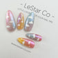 Reusable Rainbow Cloud | Premium Press on Nails Gel Manicure | Fake Nails | Handmade | Lestarco faux nails 146zz