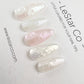 Reusable Pearl | Premium Press on Nails Gel Manicure | Fake Nails | Handmade | Lestarco faux nails 149zz