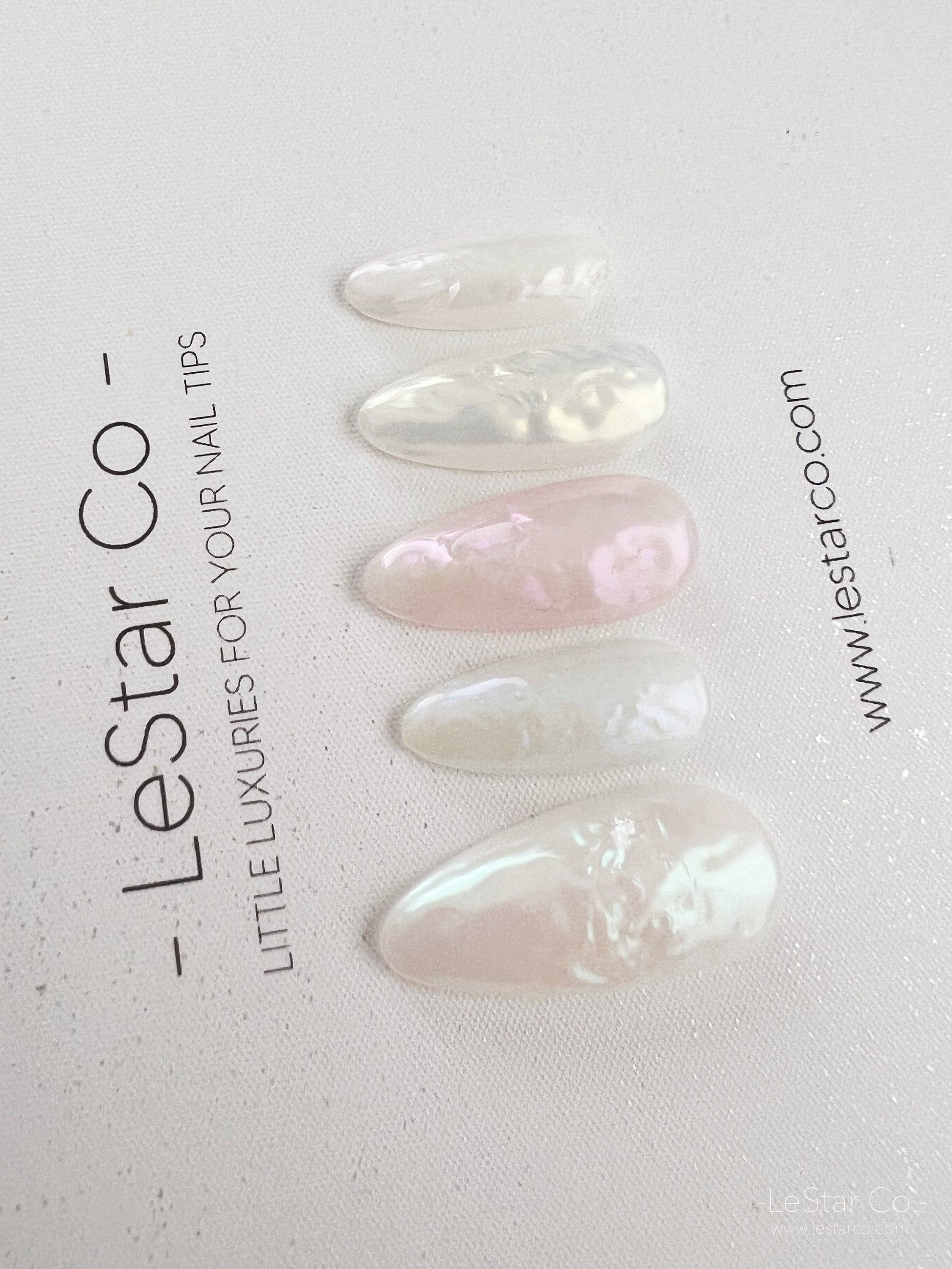 Reusable Pearl | Premium Press on Nails Gel Manicure | Fake Nails | Handmade | Lestarco faux nails 149zz