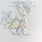 Reusable Aurora Crystal with rhinestones | Premium Press on Nails Gel Manicure | Fake Nails | Handmade | Lestarco faux nails 129zz