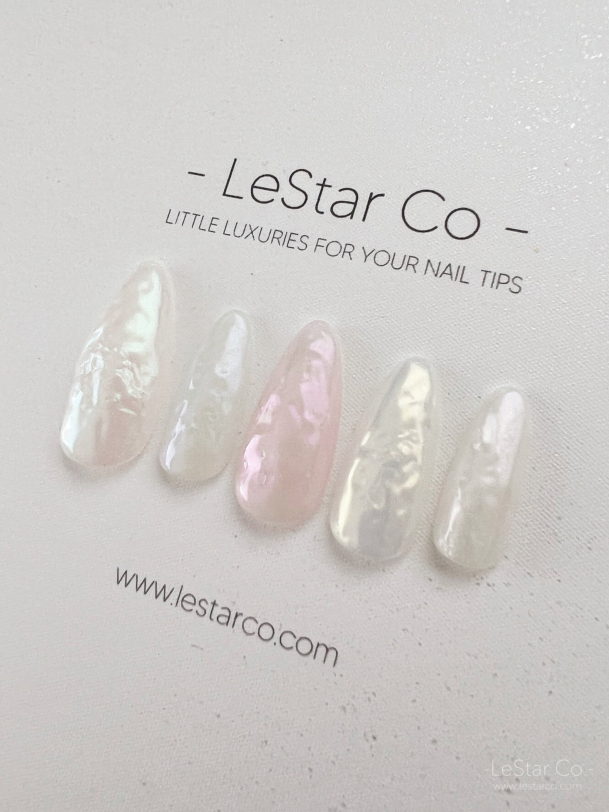 Reusable Pearl | Premium Press on Nails Gel Manicure | Fake Nails | Handmade | Lestarco faux nails 149zz