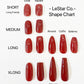 Reusable What Do You Say | Premium Press on Nails Gel | Fake Nails | Cute Fun Colorful Gel Nail Artist faux nails ML365