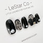Reusable Lace and Bow | Premium Press on Nails Gel Manicure | Fake Nails | Handmade | Lestarco faux nails 156zz