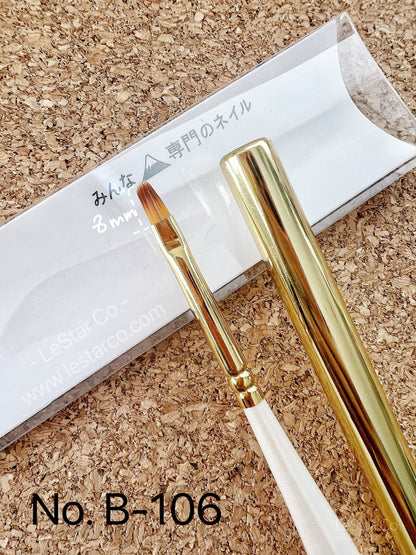 Premium Nail Brush/UV Gel Apply Pen/ Nylon Hair Detailing Striping Nail Art, Painting Liner Brushes, 3D Flower Petal Brush B-113