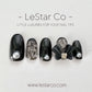 Reusable Lace and Bow | Premium Press on Nails Gel Manicure | Fake Nails | Handmade | Lestarco faux nails 156zz