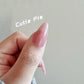 Cutie Pie | Sheer Light Pink | Ultra Shine Long Lasting Brush on UV Gels Home Nail DIY False Tips Manicure Nail Art Supply