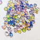 100pcs Mixed Colour iridescence Aurora Icy Candy Emerald Resin Diamond Rhinestone Clear AB  3D Nail Design Decorations DIY Accessories