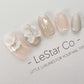 Reusable Pearl Bow | Premium Press on Nails Gel | Fake Nails | Cute Fun Colorful Colorful Gel Nail Artist faux nails xwz210