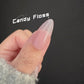 Candy Floss | Sheer Light Pink | Ultra Shine Long Lasting Brush on UV Gels Home Nail DIY False Tips Manicure Nail Art Supply