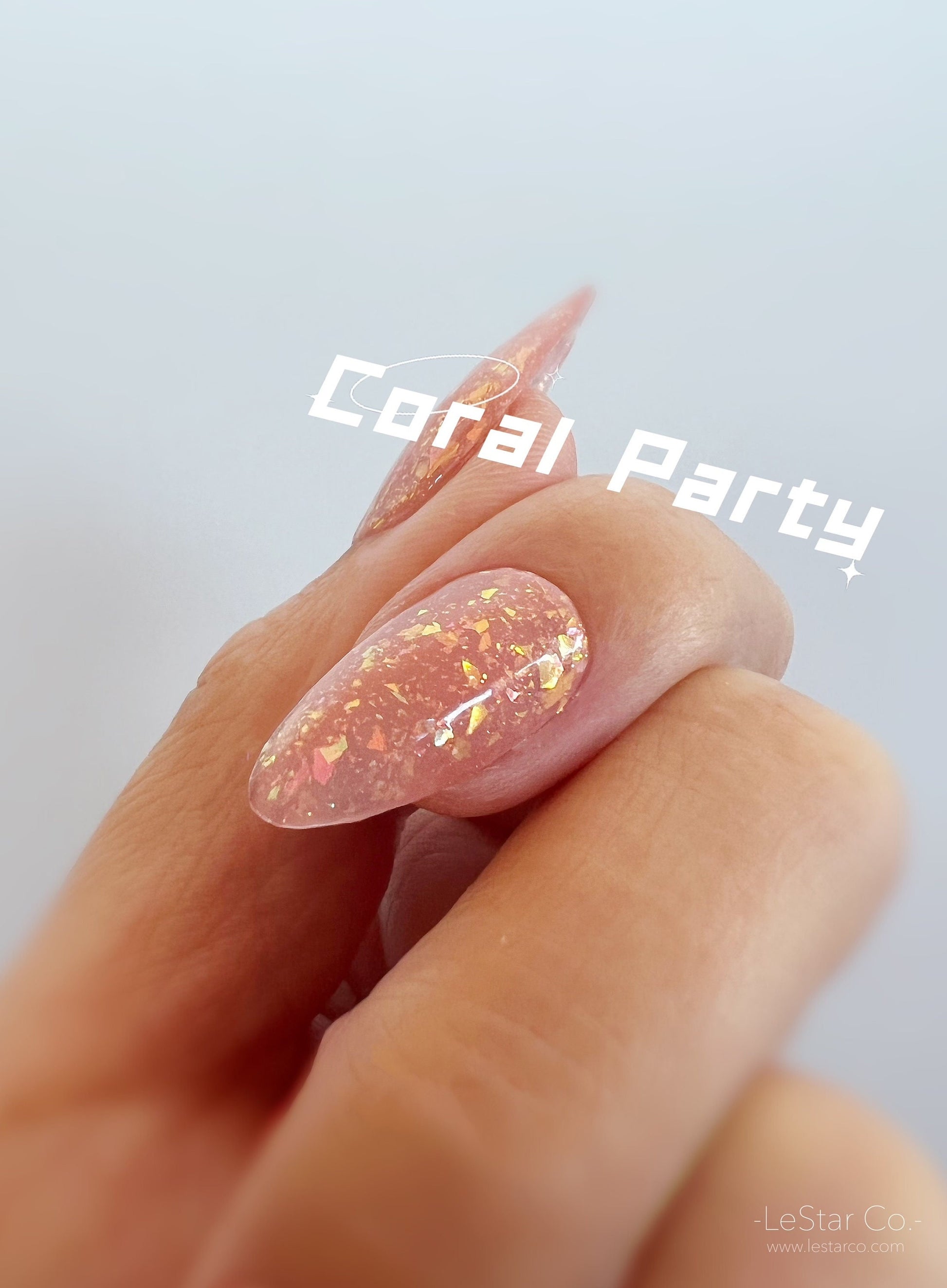 Coral Party  Colour Shifting Sheer Light Pink Ultra Shine Long Lastin –  LeStar Co.