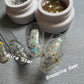 Shooting Star | Kira Star | Gold/Silver Holographic Star Mixed Glitter | Ultra Shine UV Gels Polish Home Nail DIY False Tips Nail Art Supply