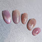 Rainbow Cat eye Gel polish | Hologram Iridescent Polar light Aurora Velvet Glare Chameleon Reflective Universal Galaxy Glow | Bush on UV Gel