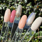 Sootheline Collection | Cat Eye Silver Gold Glitter Blush Pink Nude Gel Polish Home Nail DIY False Tips Manicure Nail Art Supply By LUMIQO
