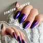 Inside Galaxy | Multichrome Iridescent Rainbow Indie Galaxy Ultra Shine Long Lasting Brush on UV Gels DIY False Tips Manicure Nail Supply