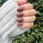 Milk Chocolate | Solid Chocolate Brown | Ultra Shine Long Lasting Brush on UV Gels Home Nail DIY False Tips Manicure Nail Art Supply
