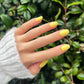 Macaroon Yellow Gel Polish | Bright Yellow | Ultra Shine Long Lasting Brush on UV Gels Home Nail DIY False Tips Manicure Nail Art Supply