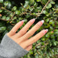 Reusable Blush and Pearl | Premium Press on Nails Gel | Fake Nails | Cute Fun Colorful Colorful Gel Nail Artist faux nails xx217