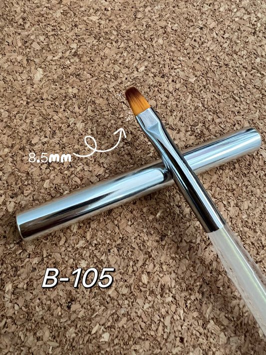 Premium Nail Brush/General Use/UV Gel Apply Pen/ Nylon Hair Detailing Striping Nail Art, Painting Liner Brushes, 3D Flower Petal Brush B-105