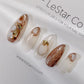 Reusable Gemstone Inspired Vol III| Premium Press on Nails Gel | Fake Nails | Cute Fun Colorful Gel Nail Artist faux nails XWZ235