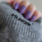 Iris Purple | Gel Polish | Ultra Shine Long Lasting Brush on UV Gels Home Nail DIY False Tips Manicure Nail Art Supply